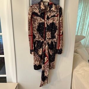 Petersyn Black Ruched Wrap Maxi Dress